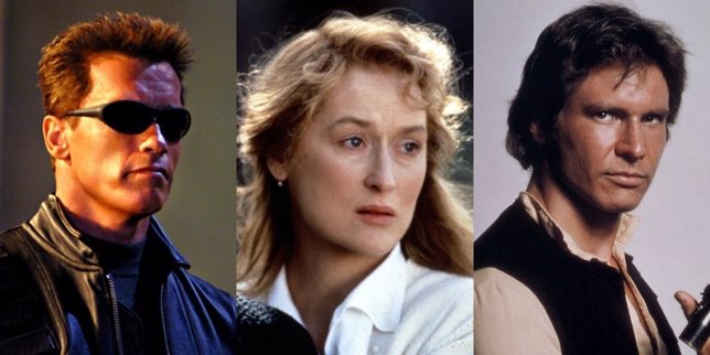 Schwarzenegger, Meryl Streep, Harrisond Ford