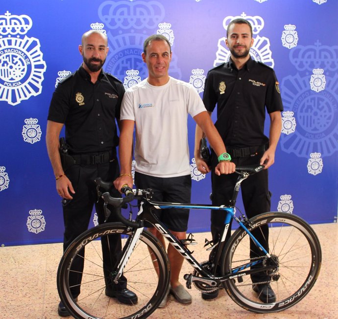 Recuperan una bicicleta robada en La Vuelta