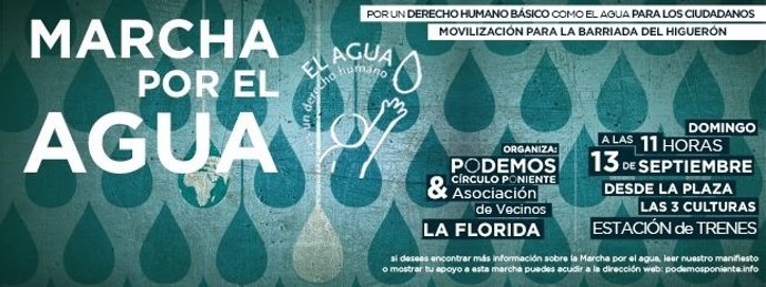  'Marcha Por El Agua' En El Higuerón Para Exigir Agua Potable 