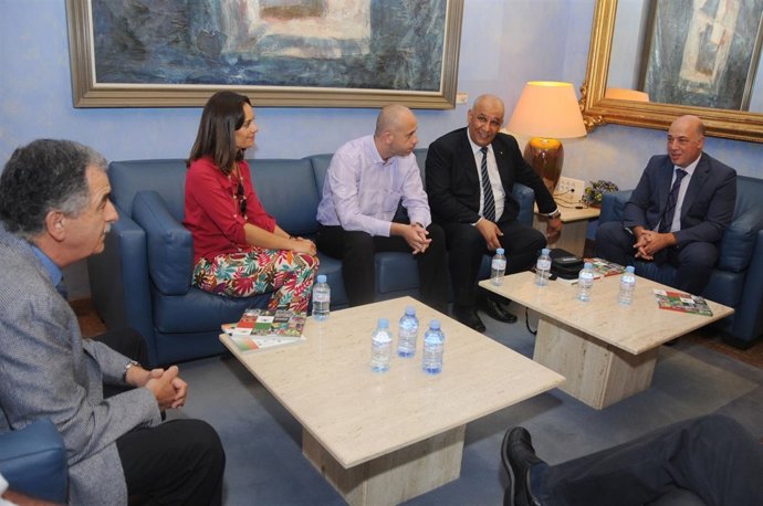 Recepción de la Diputación de Córdoba a una delegación palestina