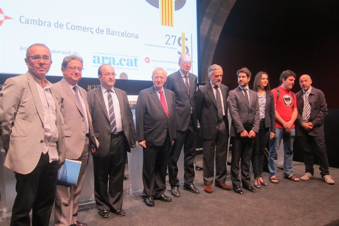 Debate de candidatos al 27S en la Cámara de Comercio de Barcelona
