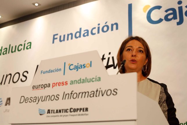 La alcaldesa de Córdoba, Isabel Ambrosio, en los Desayunos de Europa Press 