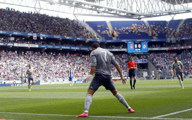 El delantero del Real Madrid Cristiano Ronaldo