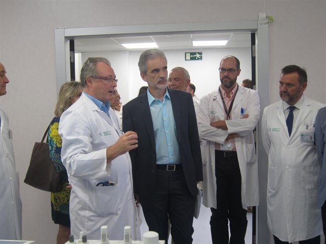 El consejero de Salud, Aquilino Alonso, en Málaga