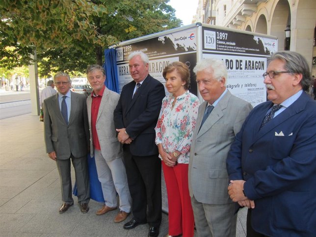 Presentación de la exposición de portadas por el 120 aniversario del Heraldo