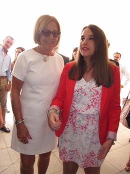 La consejera y la delegada de Educación en Córdoba