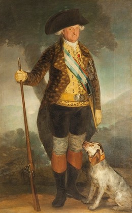 Pintura 'Carlos IV cazador' de Goya, 1799