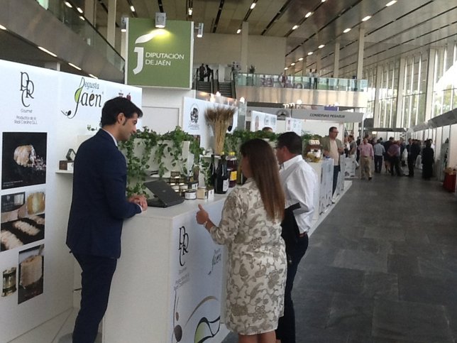 Estand de la Diputación de Jaén en la V Feria Andalucía Sabor.