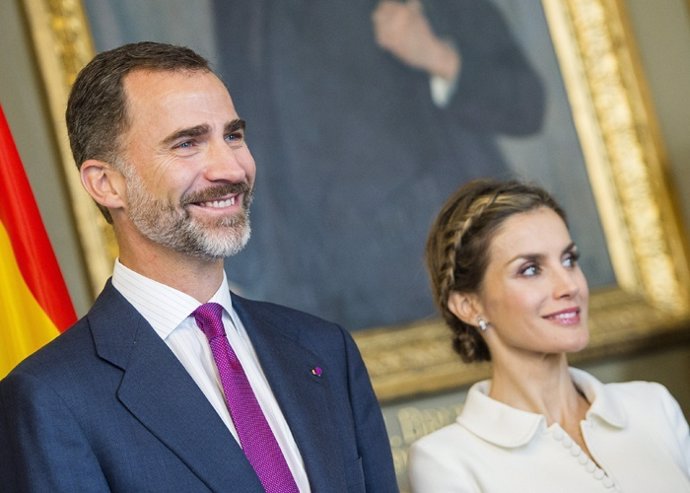 Sus Majestades Los reyes de España, Felipe VI y Doña Letizia.