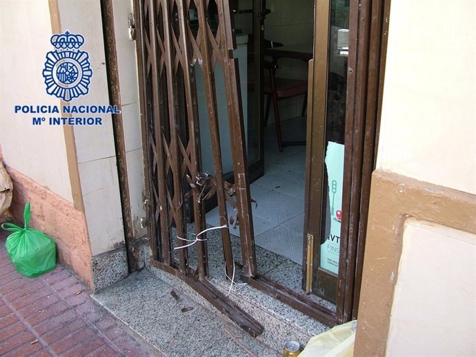 Uno de los establecimientos robados