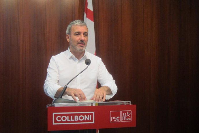 El líder del PSC en el Ayuntamiento de Barcelona, Jaume Collboni