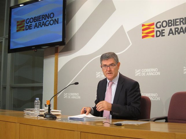 Vicente Guillén, este martes en rueda de prensa tras el Consejo de Gobierno