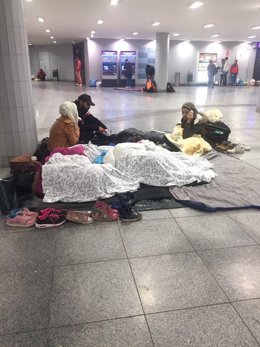 Refugiados sirios en Budapest, Hungría