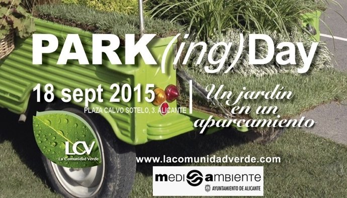 Cartel anunciador del PARK (ing) DAY