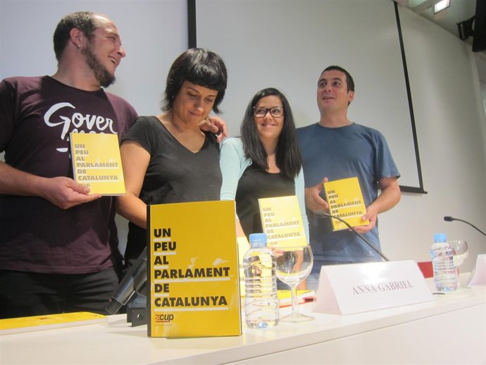David Fernández, Quim Arrufat, Isabel Vallet, Anna Gabriel (CUP)