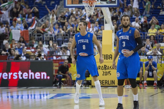 España vs Italia, Marco Belinelli,Danilo Gallinari