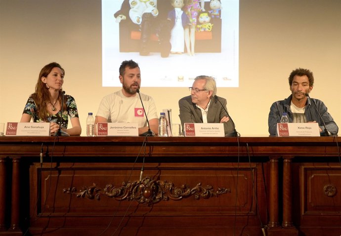 Ana Sanahuja, Jerónimo Cornelles, Antonio Ariño y Ximo Rojo.