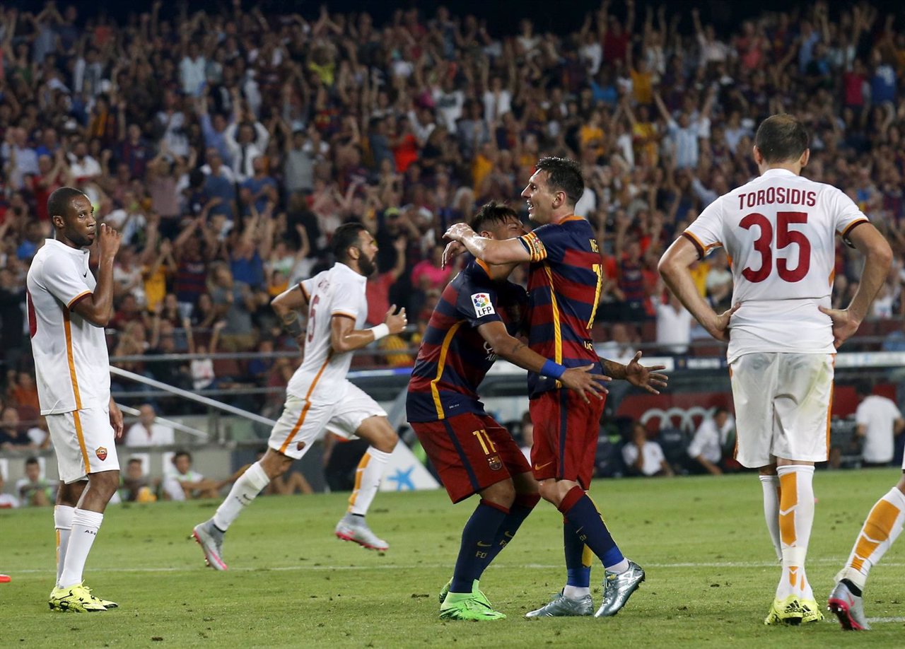 Messi y Neymar, el Barça sonríe en el Gamper