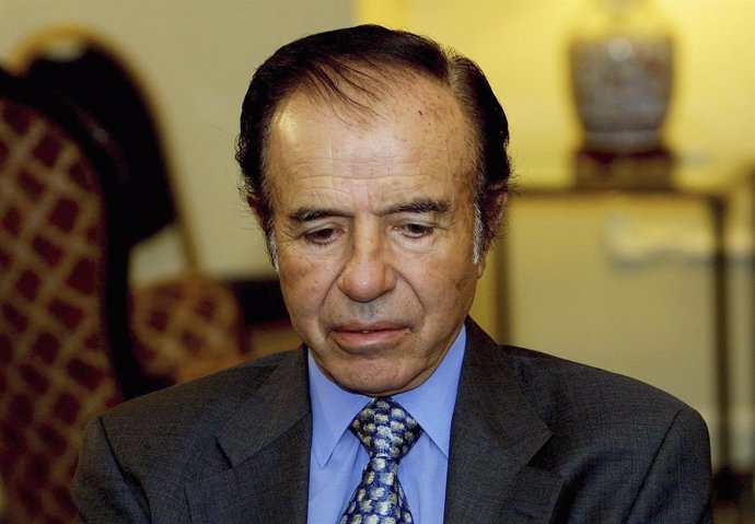 Ex presidente de Argentina, Carlos Menem