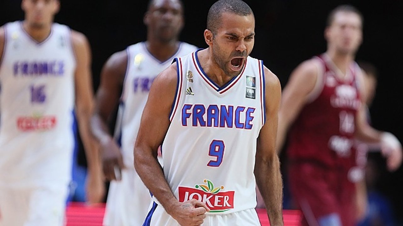 Toni Parker, jugador de Francia en el Eurobasket 2015