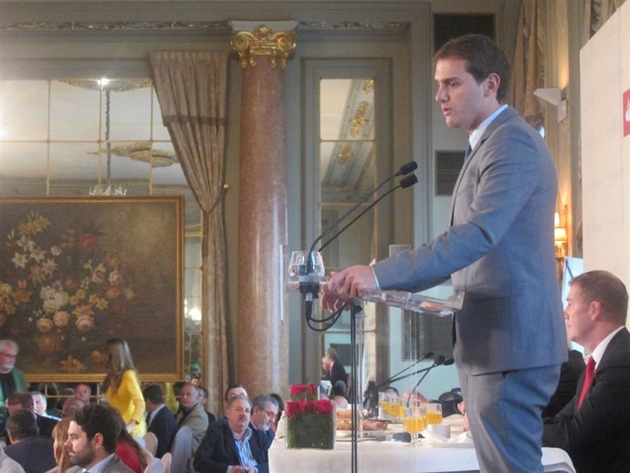 El líder de C's, Albert Rivera