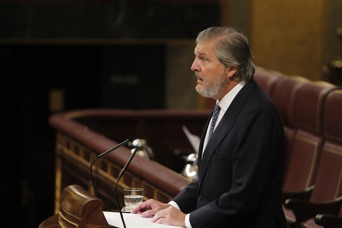 El ministro de Cultura, Íñigo Méndez de Vigo, en el Congreso