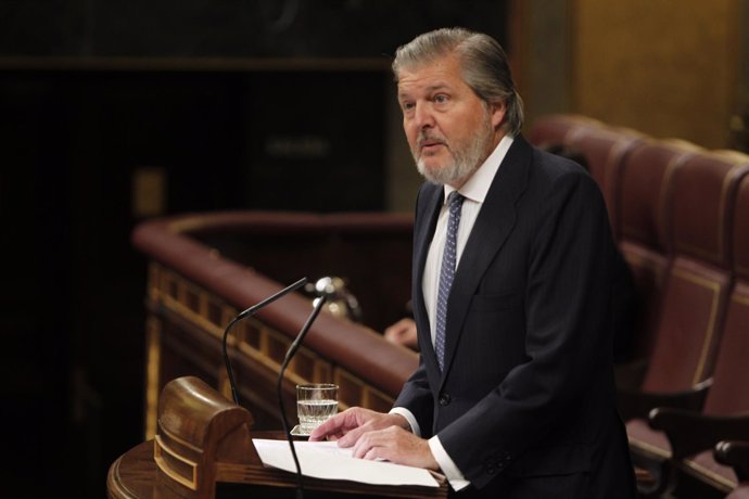 El ministro de Cultura, Íñigo Méndez de Vigo, en el Congreso