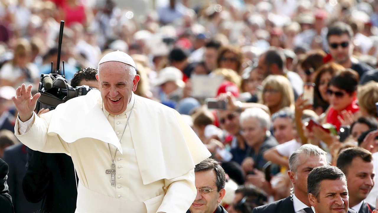 El Papa Francisco en la audiencia del 16 de septiembre en San Pedro