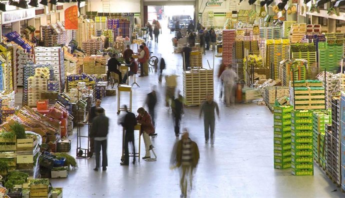 El mercado central de Barcelona. (Mercabarna)