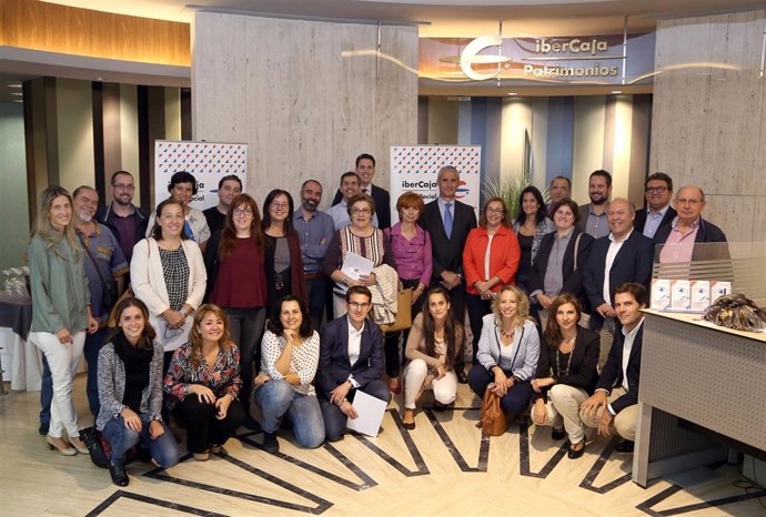 Firma de convenios sociales de Ibercaja con entidades de Madrid