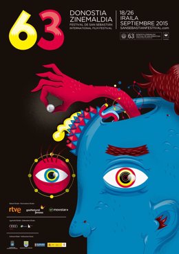 Cartel del 63 Festival de Cine de San Sebastián.