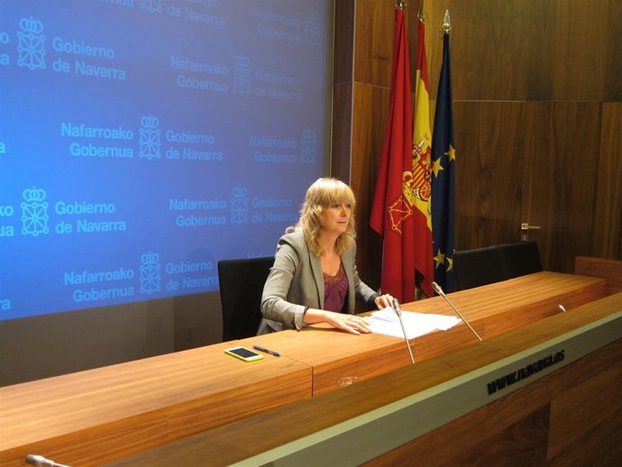 La portavoz del Gobierno de Navarra, Ana Ollo.