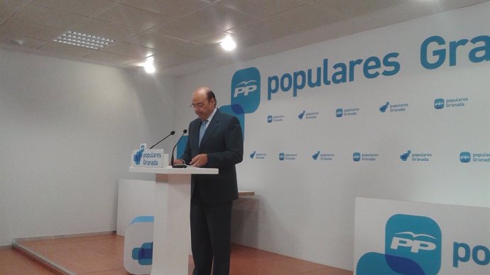 El presidente del PP, Sebastián Pérez.