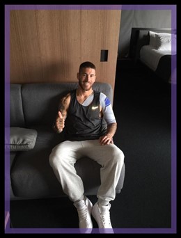 Sergio Ramos con el hombro luxado