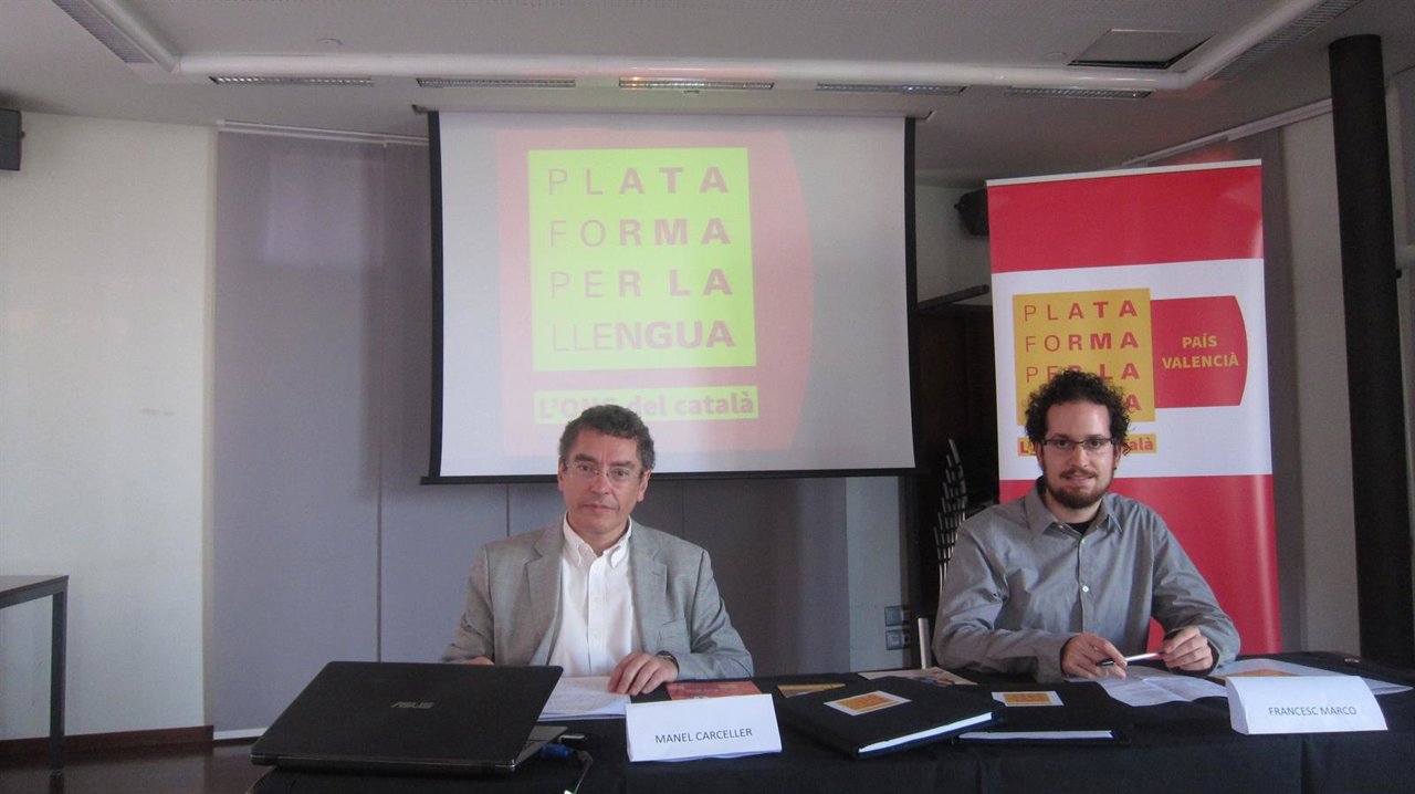 Carceller y Marco en rueda de prensa