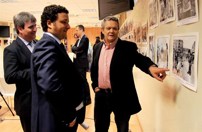 Oscar Graefenhain y Miguel Cardenal en una exposición en el CSD