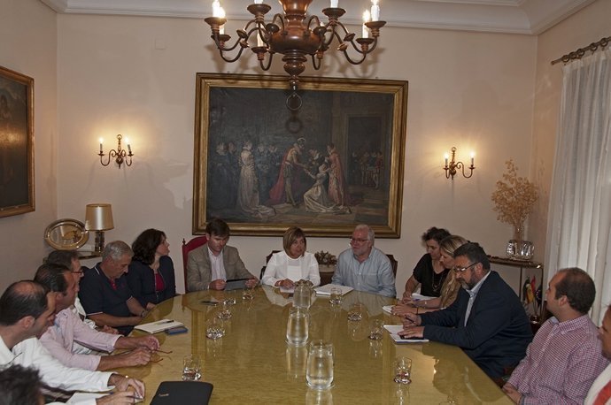 Reunión con alcaldes de la Reserva de la Biosfera de Monfragüe