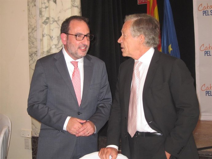 R.Espadaler (Unió) J.Corominas (pte.Catalans pel Seny)