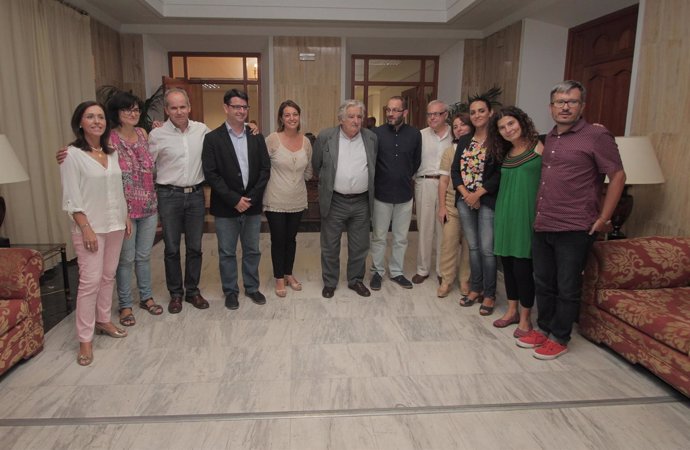 Visita de José Mujica al Ayuntamiento