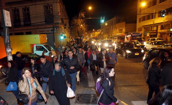 Evacuados Chile