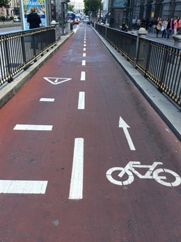 Carril bici, bicicleta, bicicletas