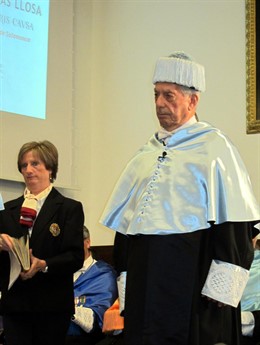 Vargas Llosa en Salamanca