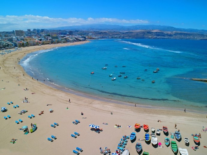 Playa de Las Canteras de Las Palmas de Gran Canaria
