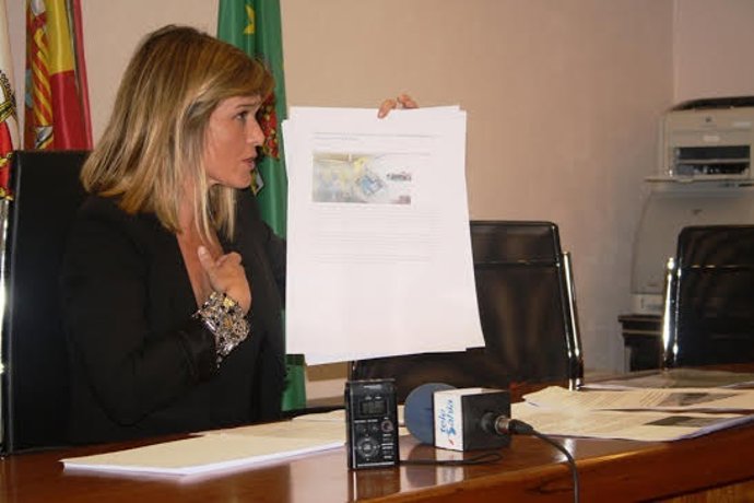 La alcaldesa de Piélagos, Verónica Samperio