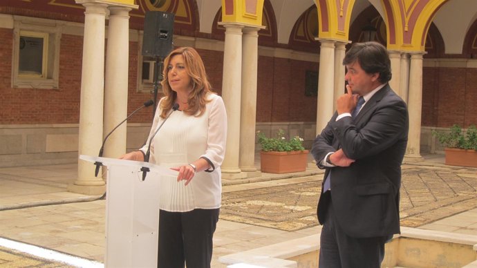 La presidenta de la Junta de Andalucía, Susana Díaz.