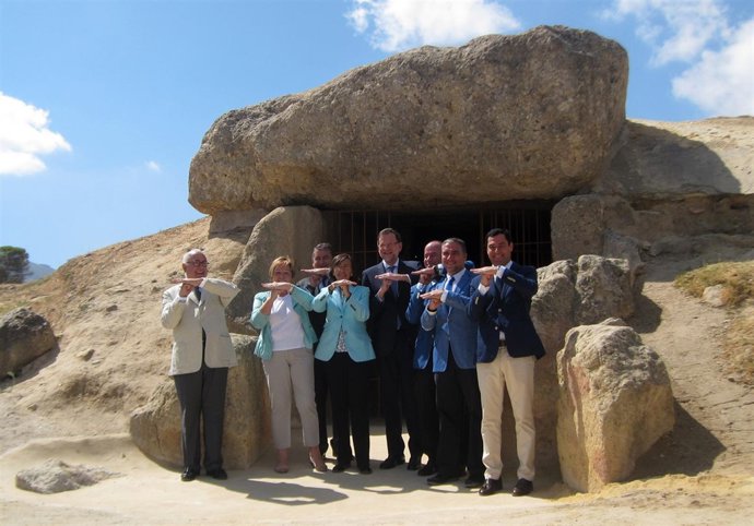 Mariano Rajoy apoya la candidatura de los Dólmenes de Antequera 