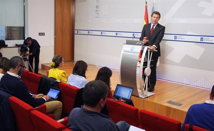 Alberto Núñez Feijóo comparecerá en rolda de prensa para dar conta dos asuntos t