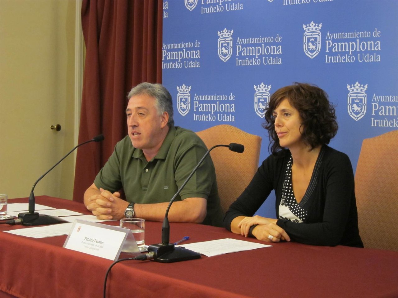 Joseba Asiron y Patricia Perales.