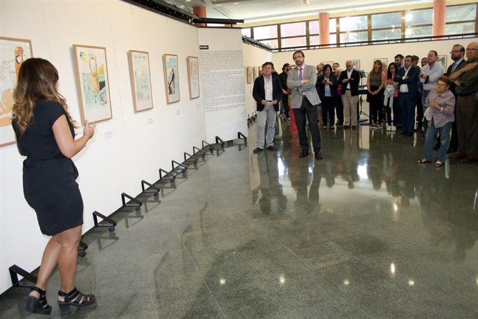 Inauguración de la exposición de Dalí sobre El Quijote