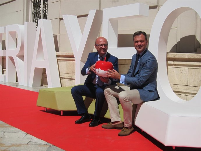 Presentación Feria del Mueble de Yecla, con alcalde Ortuño y consejero Hernández